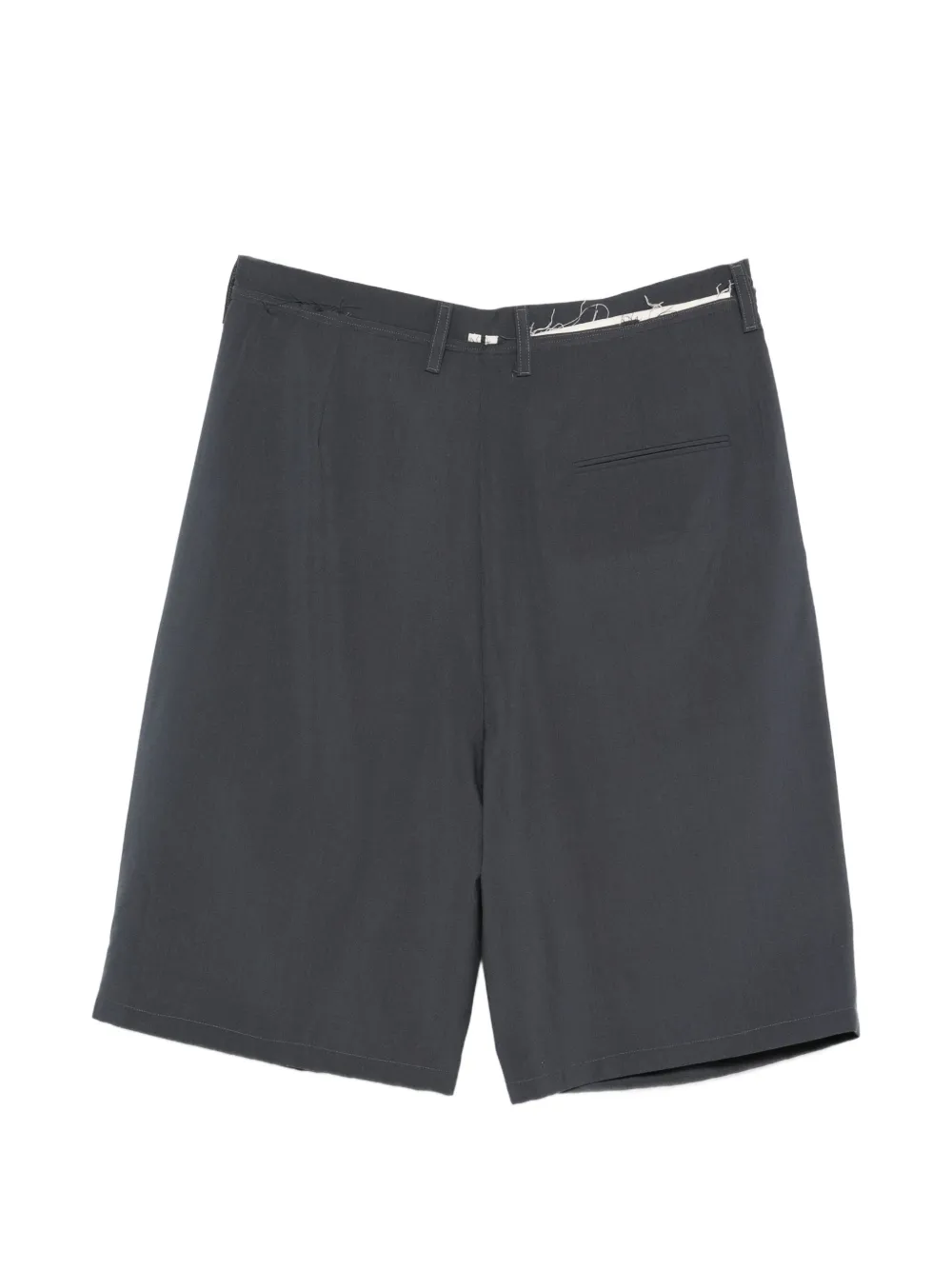  Camiel Fortgens Pleated Seam Shorts - Blue 