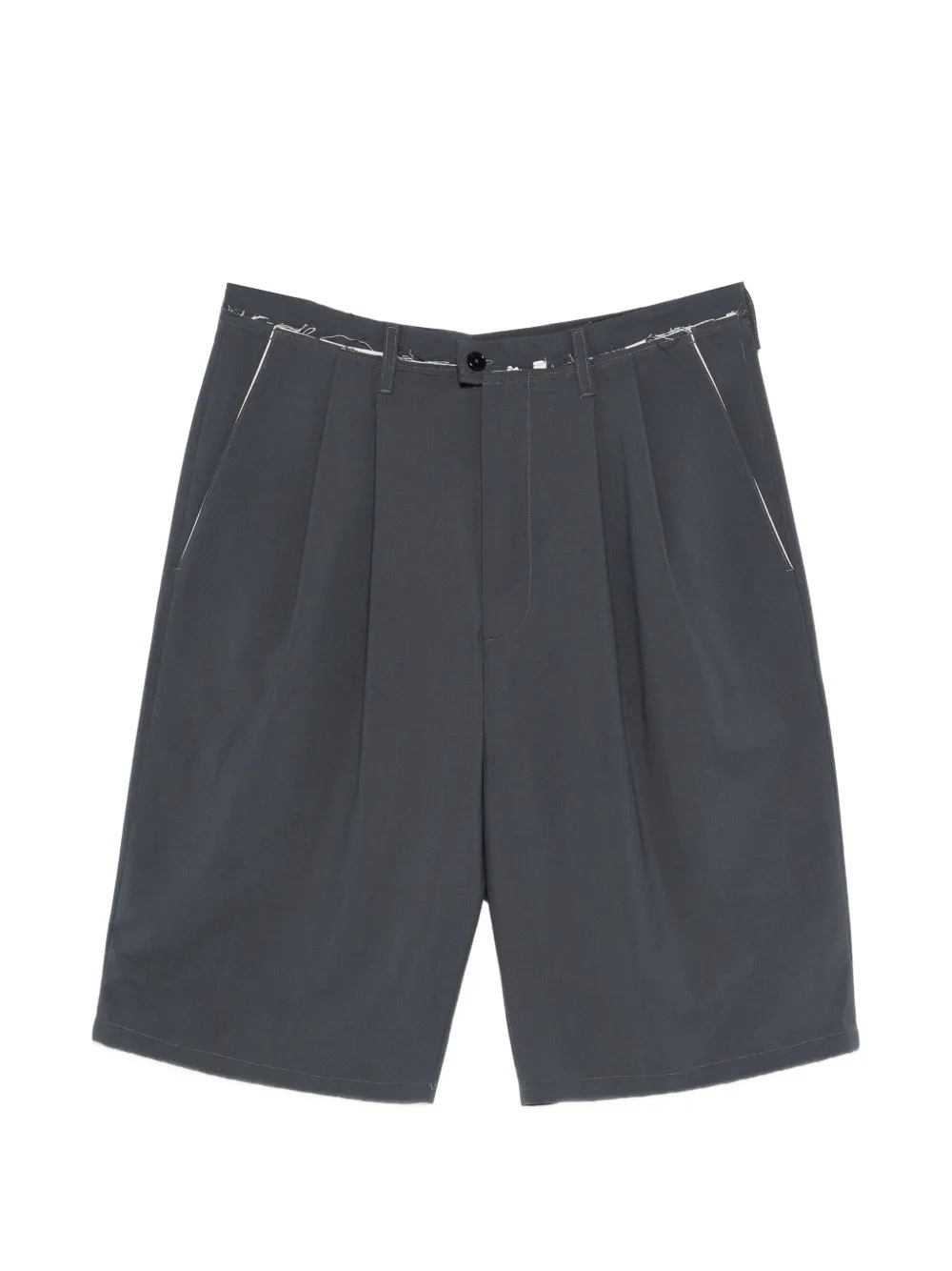Camiel Fortgens pleated seam shorts - Blu