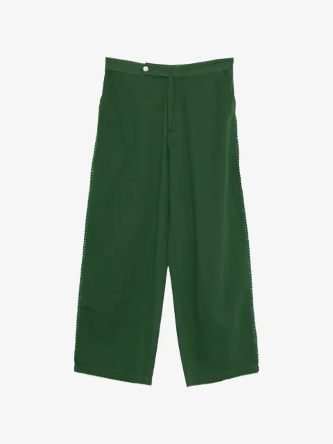 Baziszt Corniche pom-pom trim trousers
