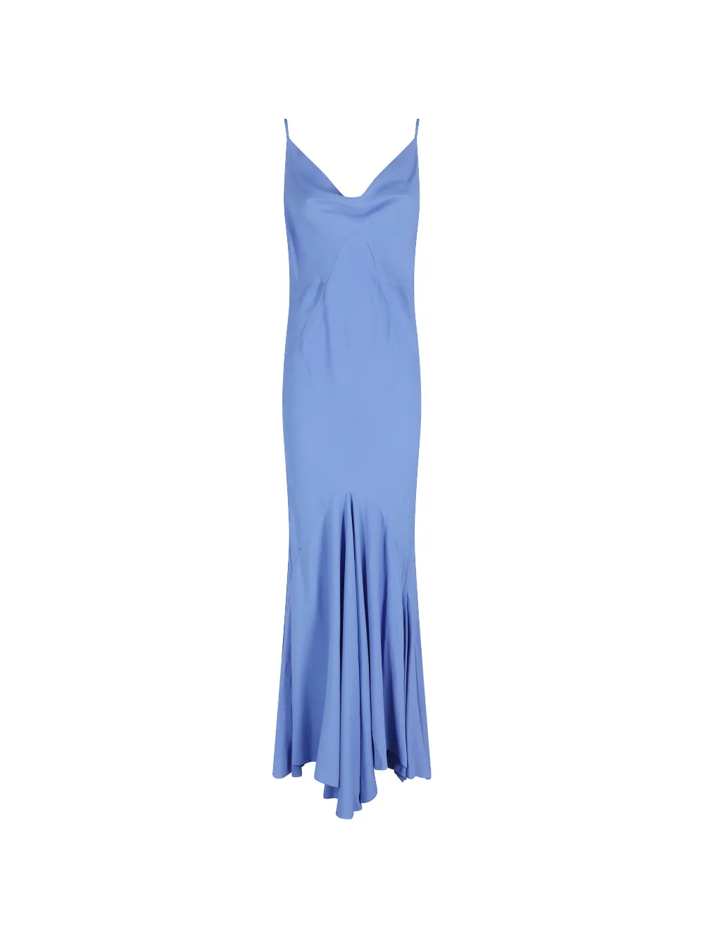 Erika Cavallini Ether ruffled maxi dress - Blu