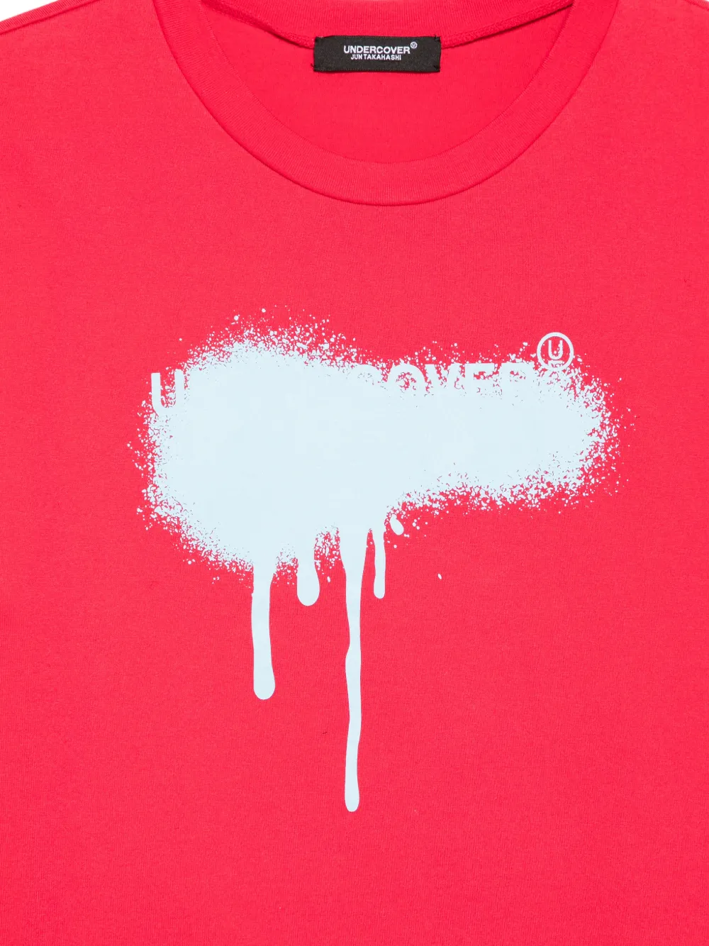 Undercover T-shirt met print Rood