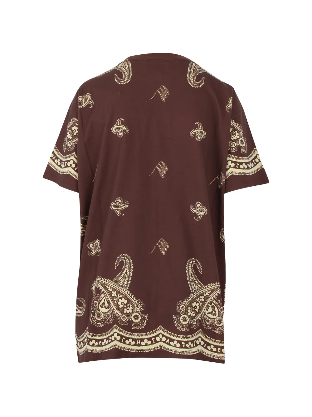 The Attico T-shirt met paisley-print Bruin