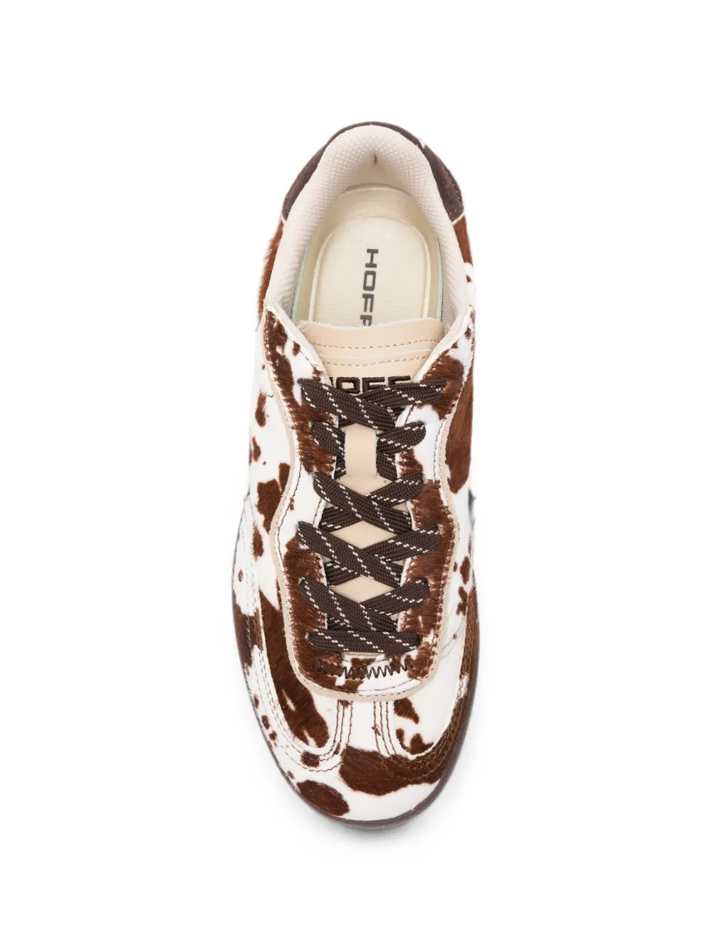 Hoff Park cow-print sneakers Bruin