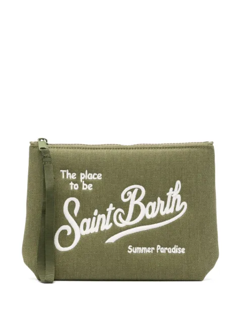 MC2 Saint Barth Aline embroidered clutch bag