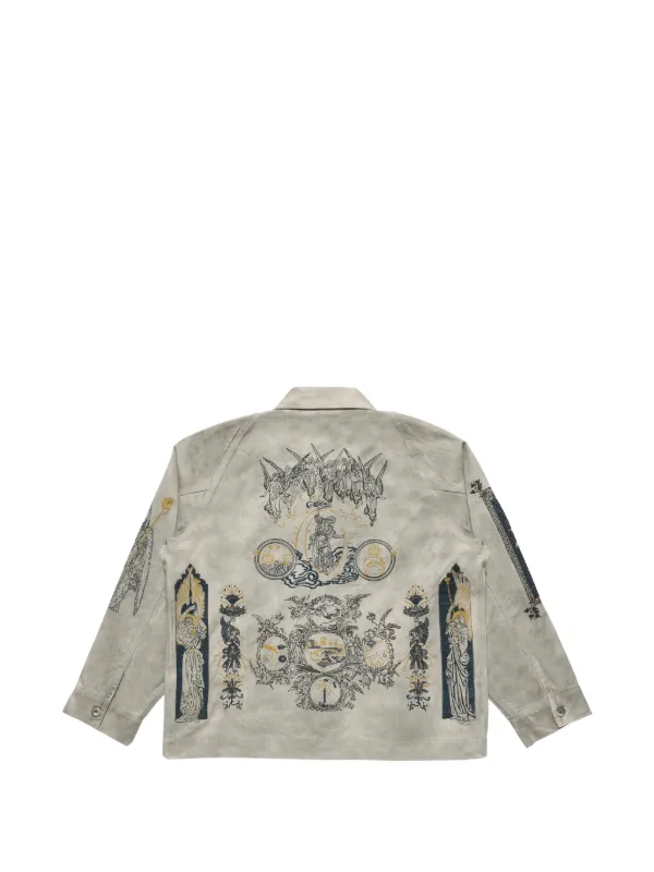Samuel Zelig La Luna ジップジャケット | グレー | FARFETCH JP