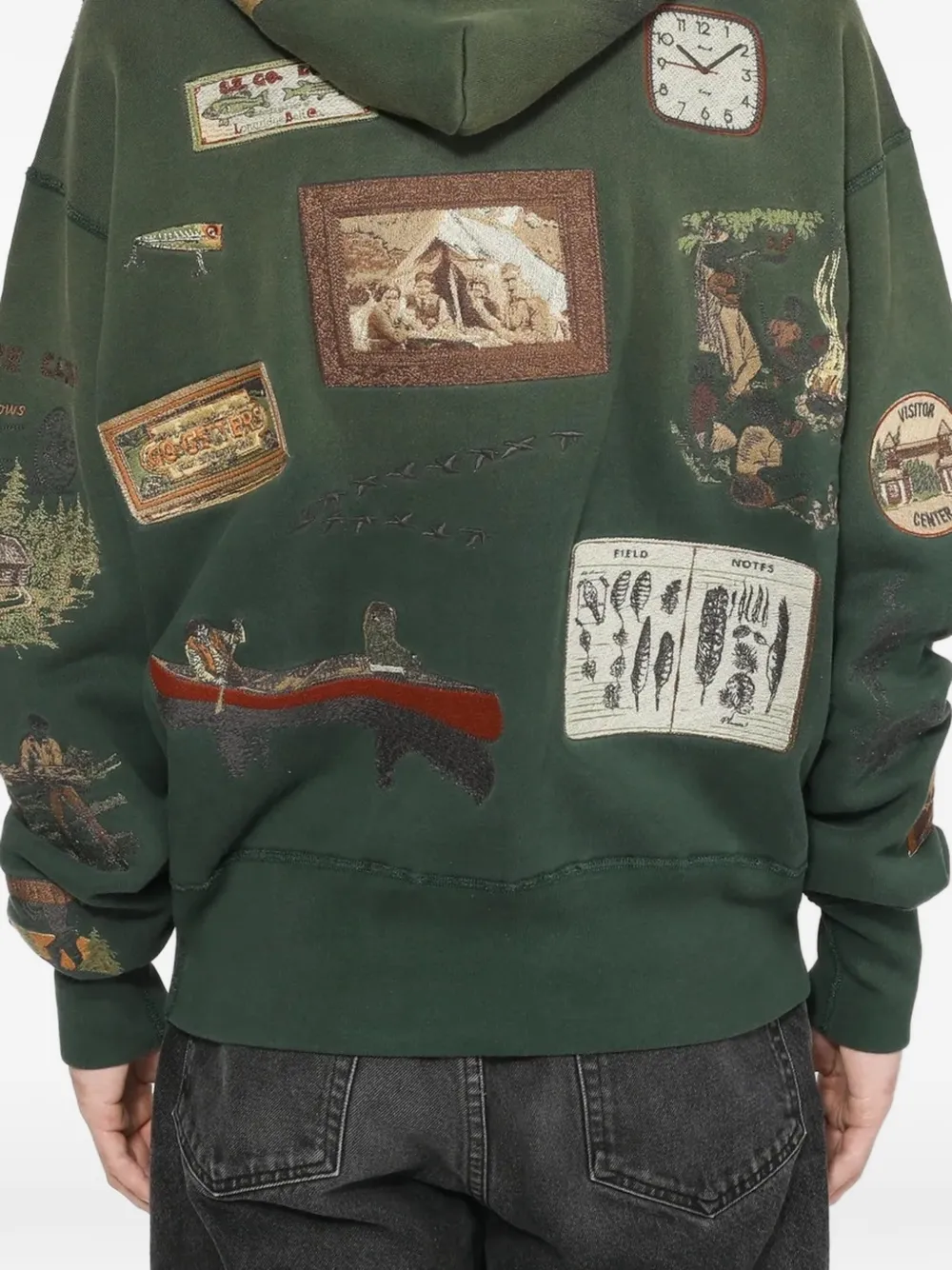 Samuel Zelig Trail hoodie Groen