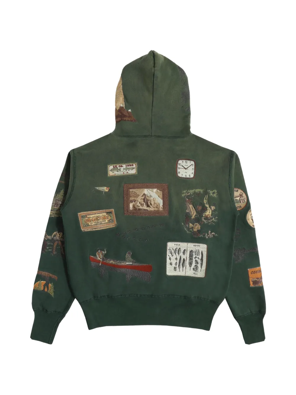 Samuel Zelig Trail hoodie Groen