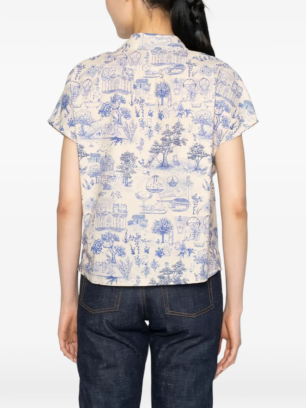 Billie Linen Cats Shirt