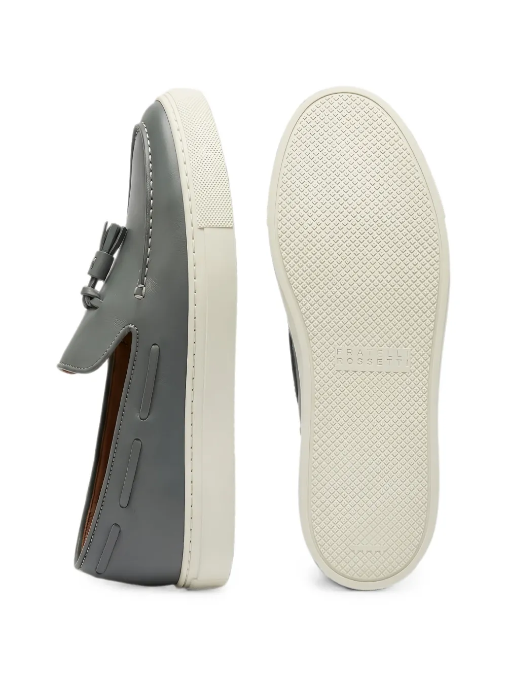 Fratelli Rossetti Brera tassel-detail leather loafers Groen