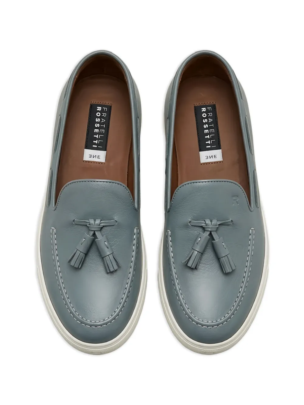 Fratelli Rossetti Brera leren loafers met kwastje Groen