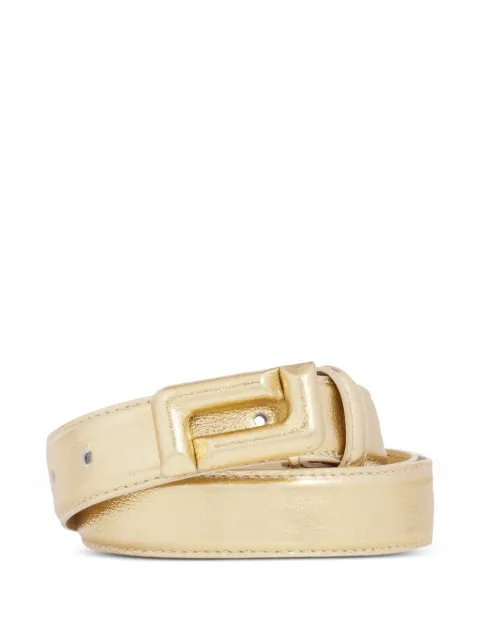Lancel logo buckle belt