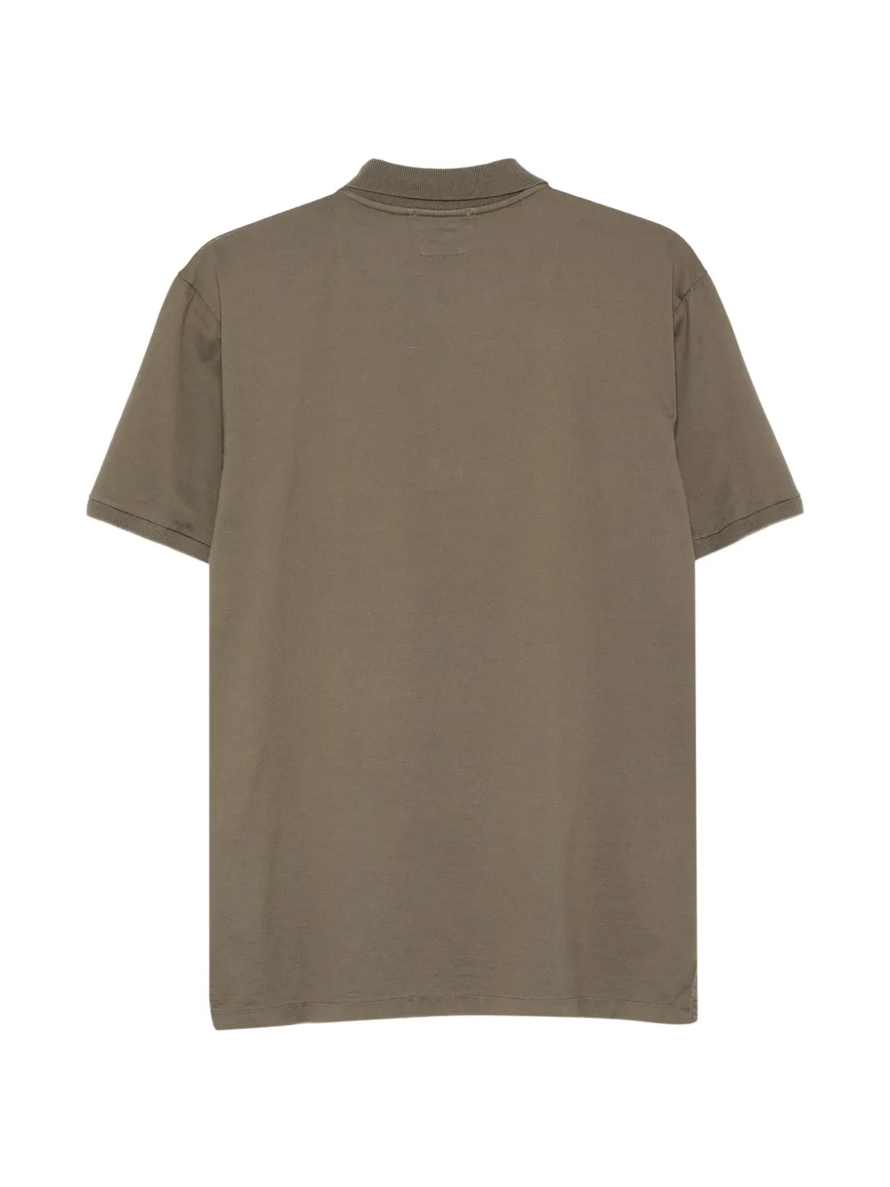C.P. Company Button jersey poloshirt Groen