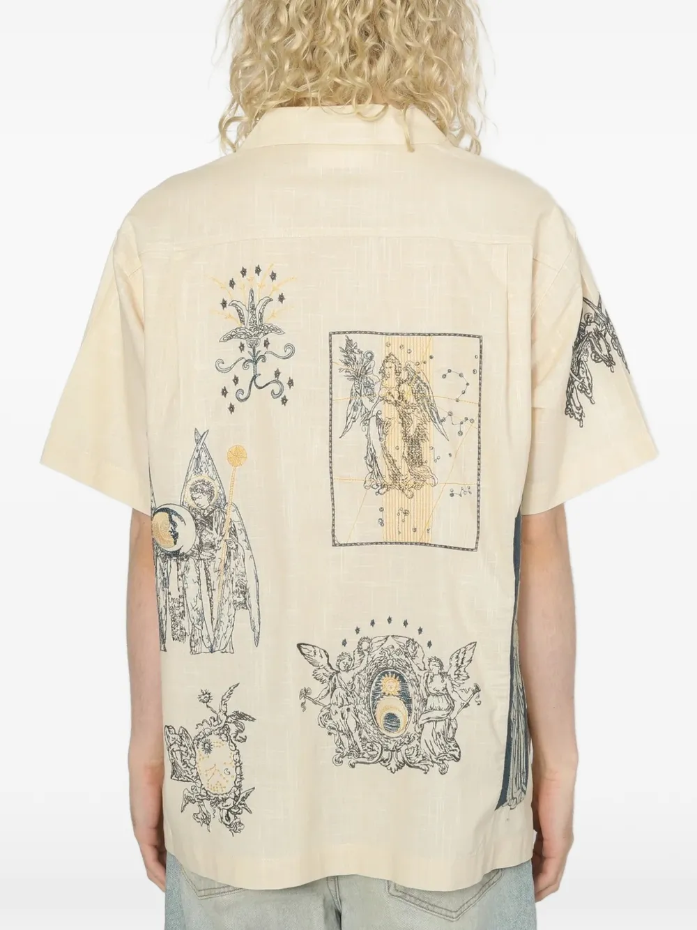  Samuel Zelig La Luna Camp Shirt - Neutrals 