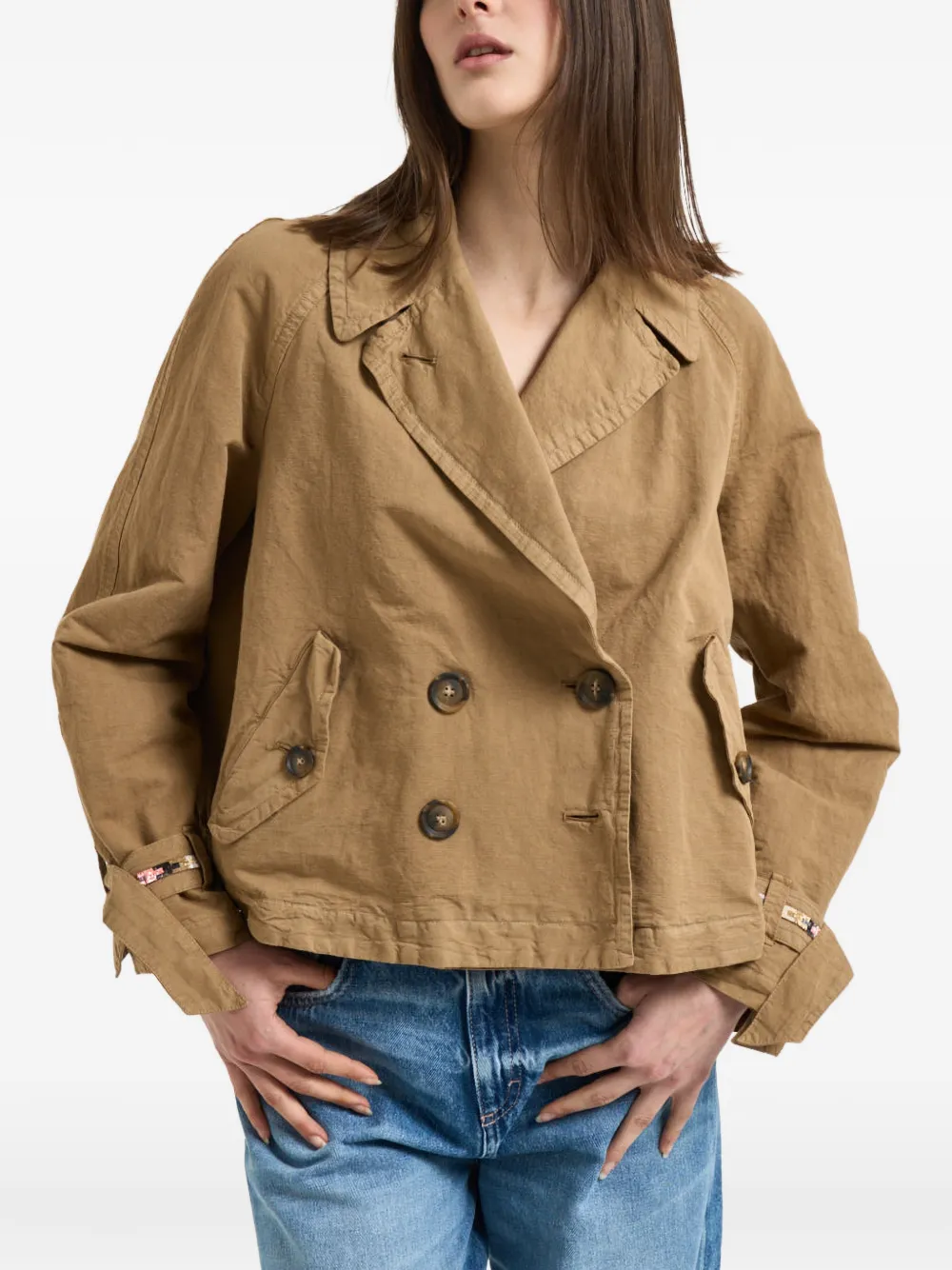 Bazar Deluxe double-breasted jacket - Toni neutri