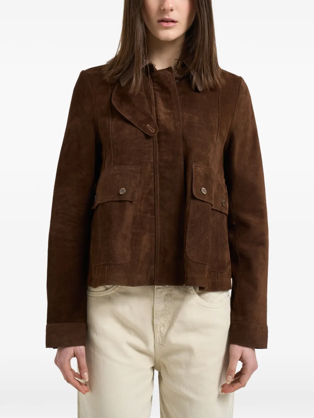 Bazar Deluxe front-pocket jacket - Marrone