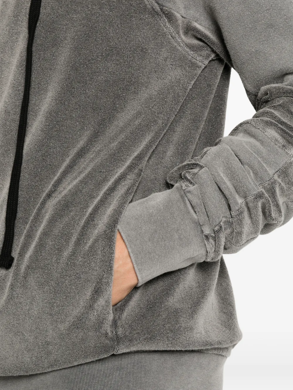 Thom Krom Hoodie van badstof Grijs