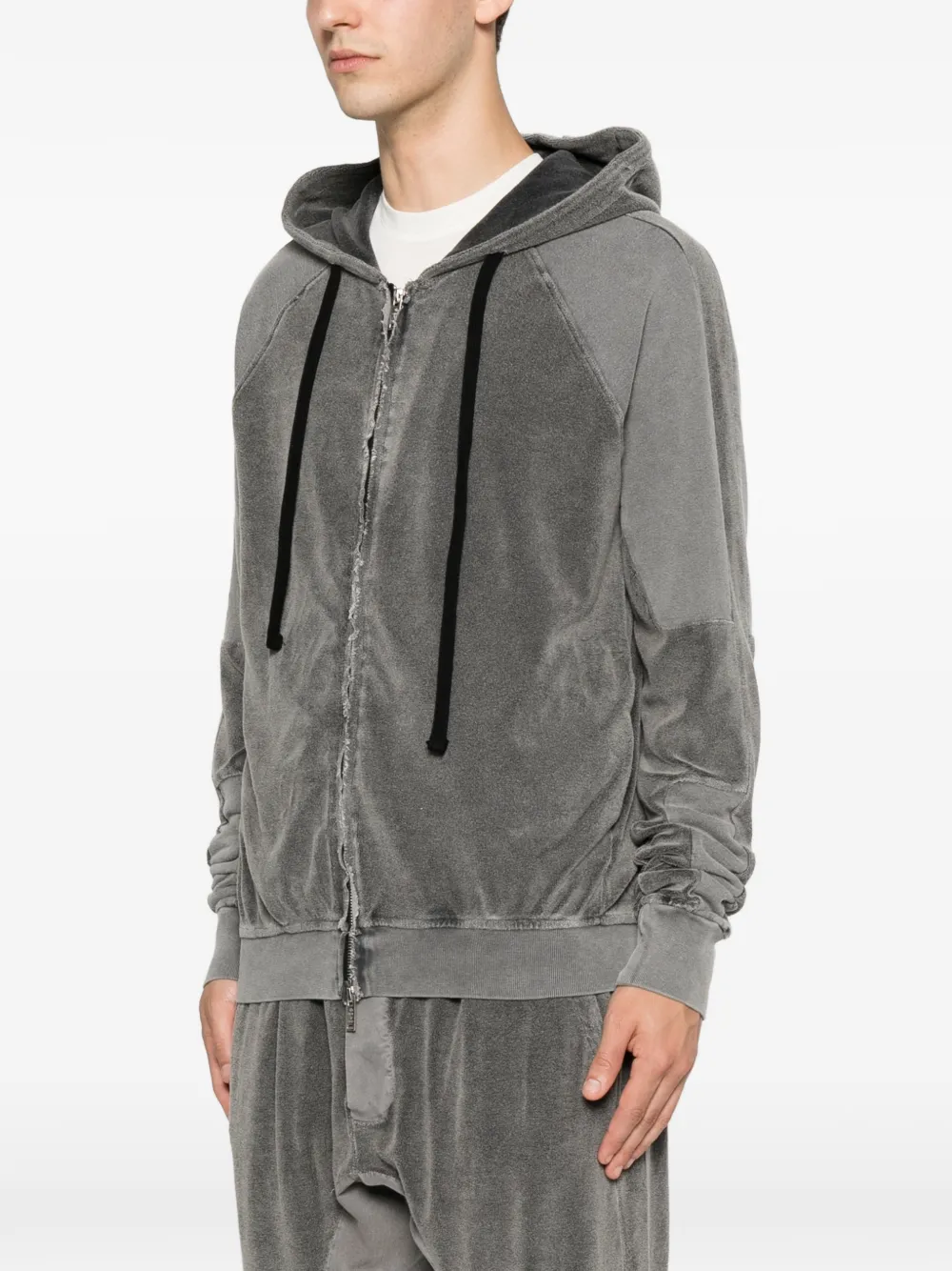 Thom Krom Hoodie van badstof Grijs
