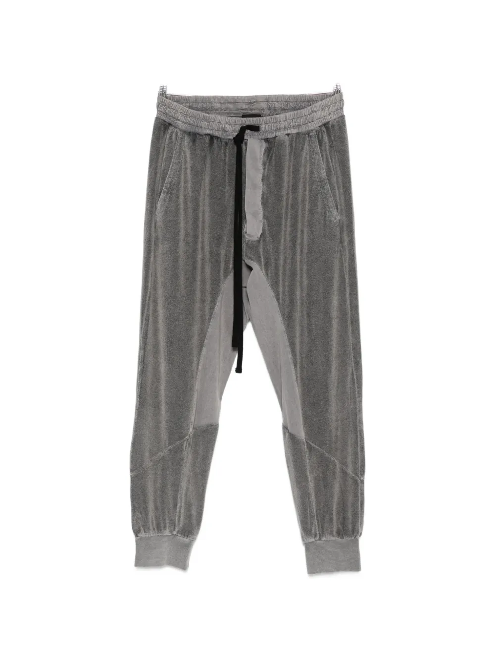 Thom Krom panelled drawstring track pants - Grigio