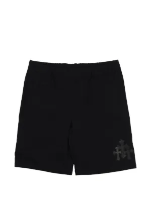 Chrome Hearts patch-detail Denim Shorts | Blue | FARFETCH PH