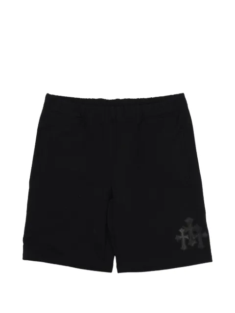 Chrome Hearts cross-patch sweat shorts