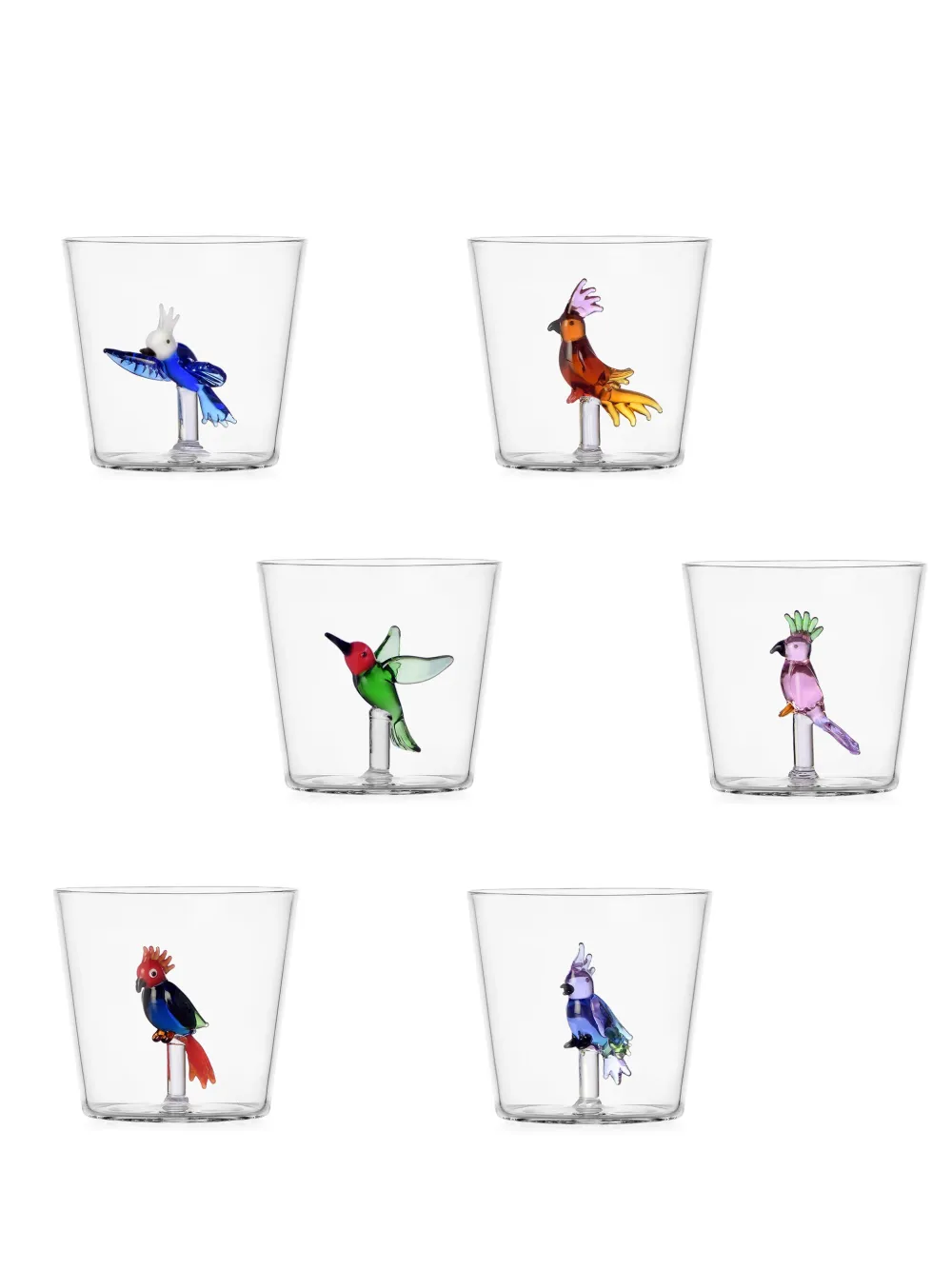 Ichendorf Milano Talking Trees tumbler glasses (set of six) - Bianco