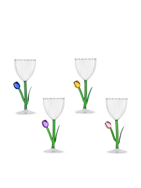 Ichendorf Milano juego de cuatro vasos Botanica Optical