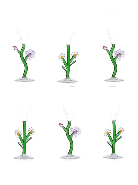 Ichendorf Milano flower flutes (set of six)