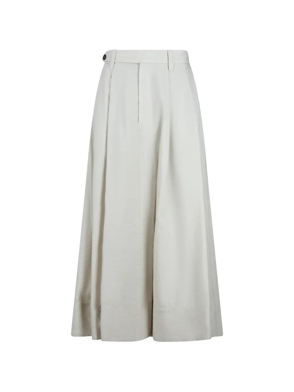 Brunello Cucinelli beaded belt maxi skirt - Bianco