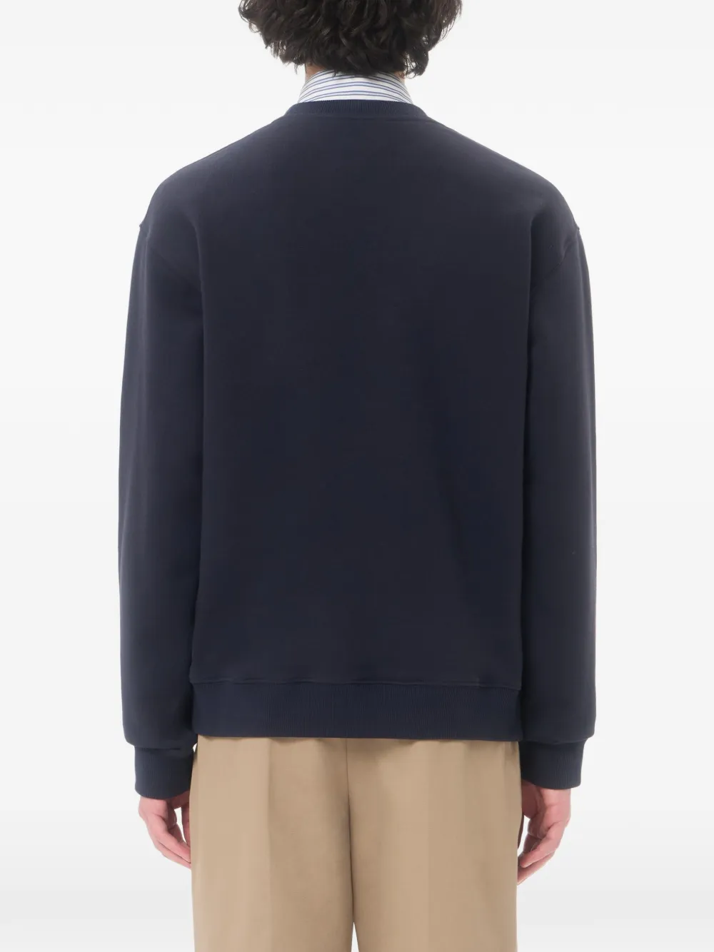 Valentino Garavani Katoenen sweater met VLogo-borduurwerk Blauw