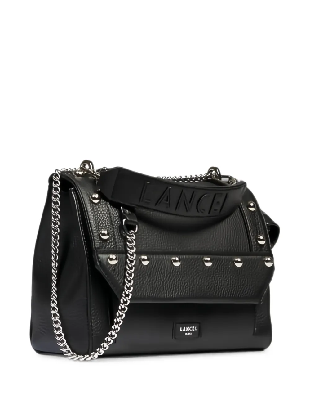 Lancel Leren crossbodytas met studs Zwart