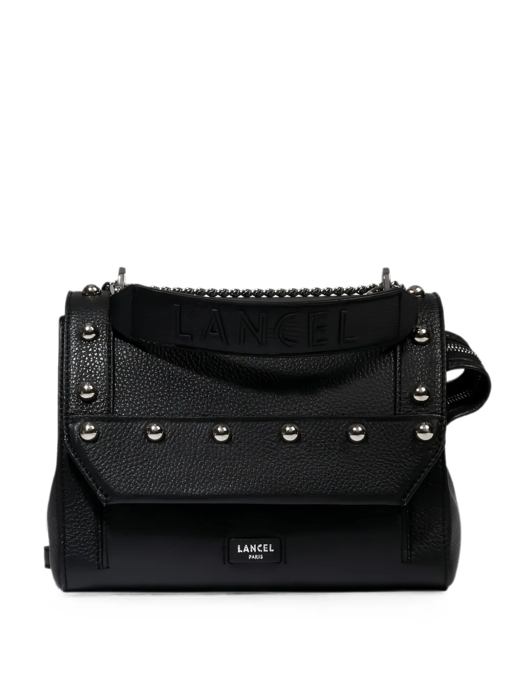 Lancel studded leather cross body bag - Nero