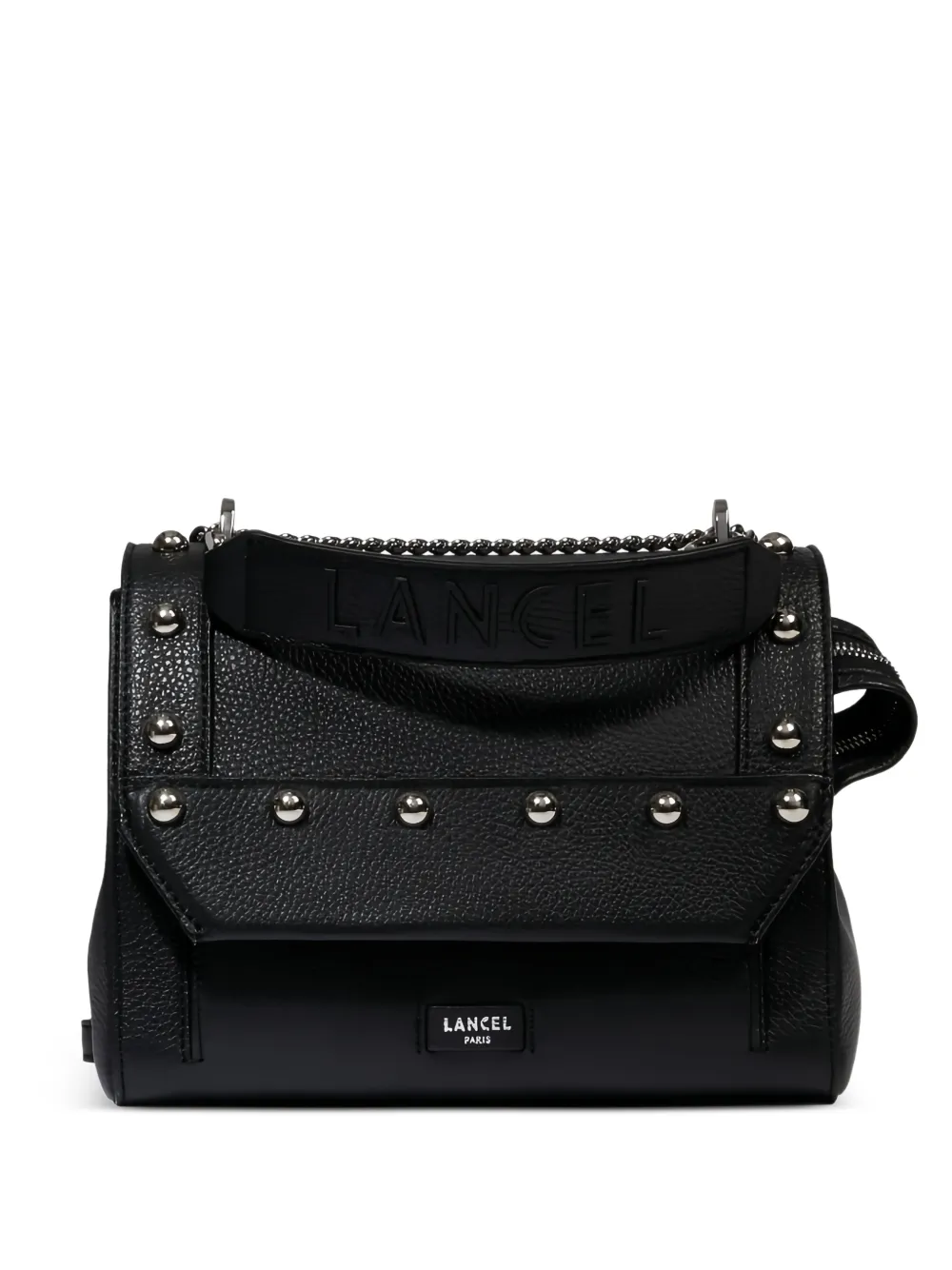 Lancel studded leather cross body bag - Nero