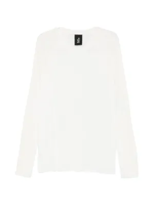 Thom Krom raw-cut long-sleeve T-shirt | Neutrals | FARFETCH