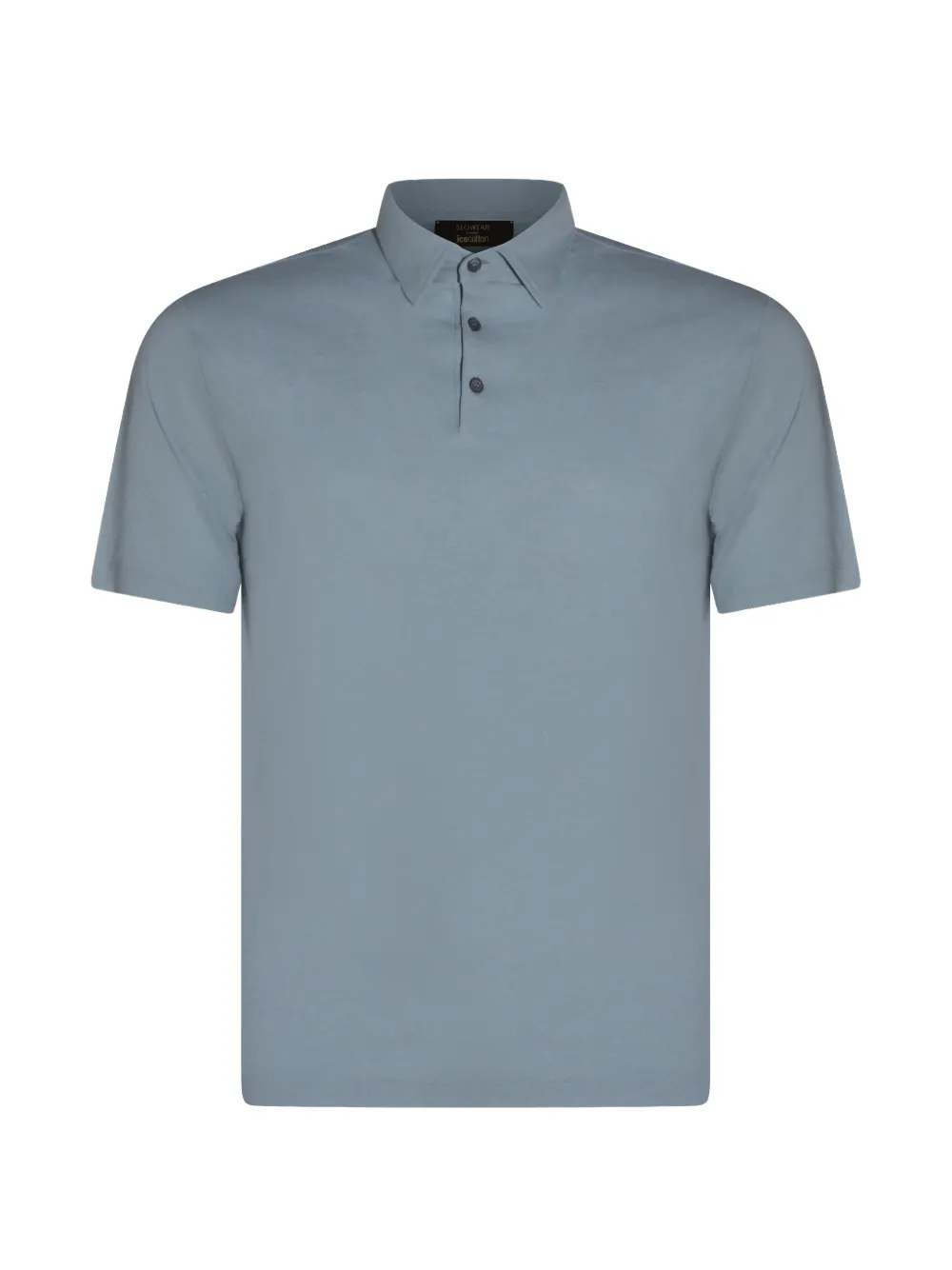 Zanone buttoned polo shirt - Blu