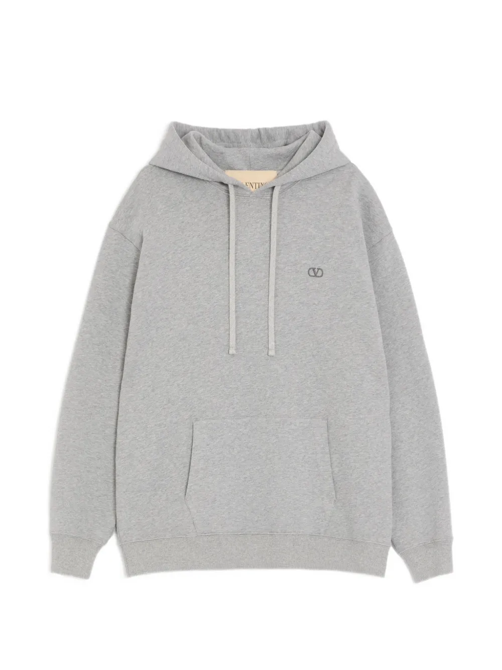 Valentino Garavani Hoodie mit VLogo-Stickerei - Grau