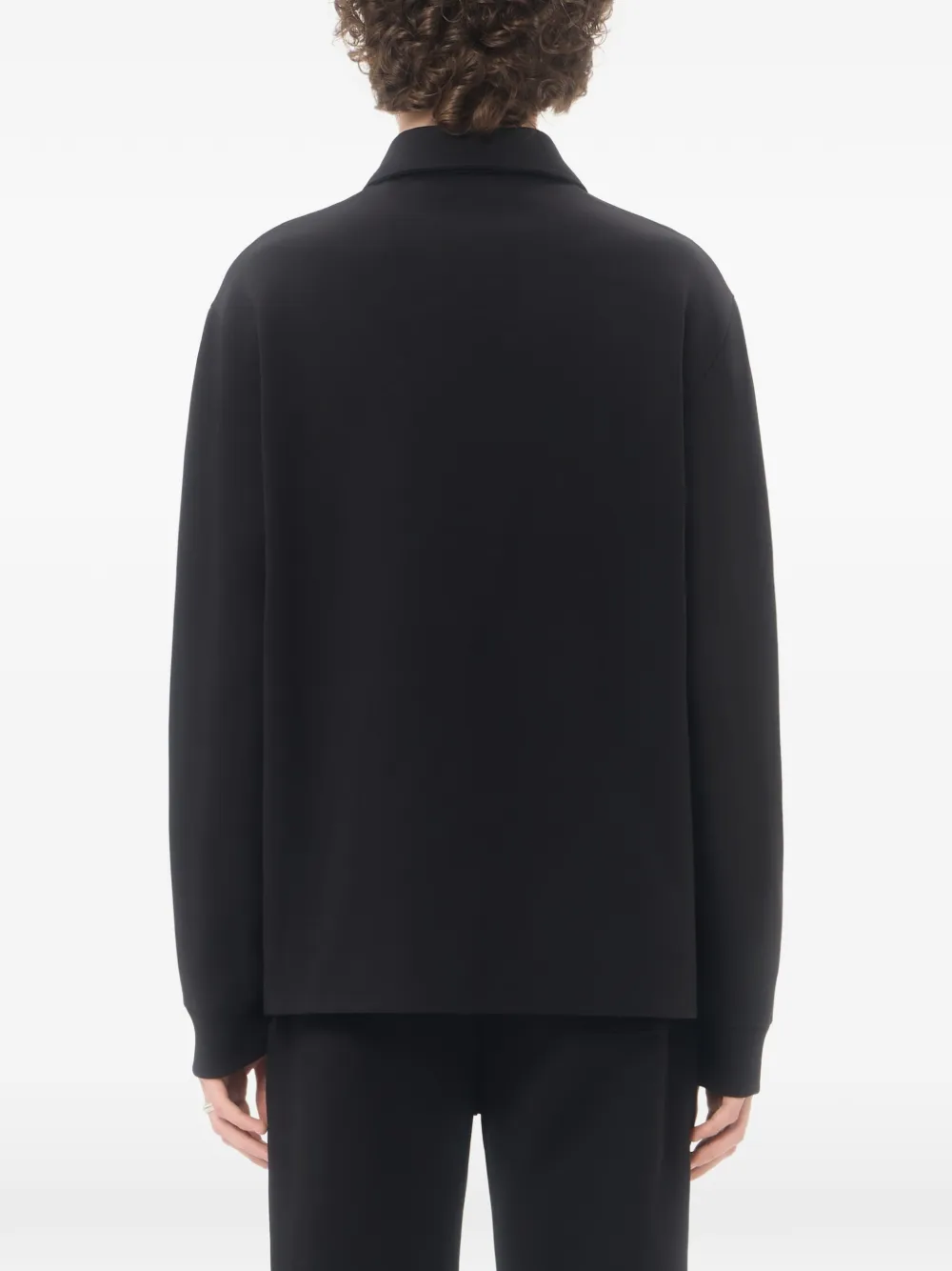 Valentino Garavani Katoenen poloshirt met VGold Zwart
