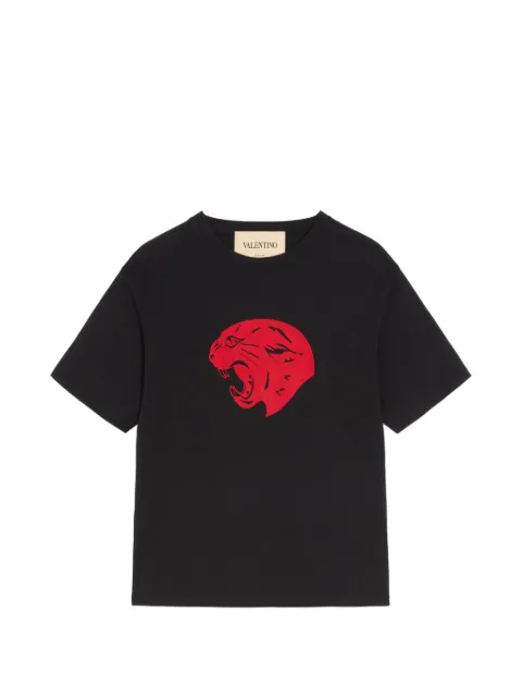 Valentino Garavani cotton T-Shirt with panther print