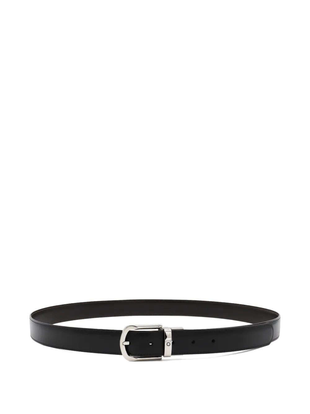 Montblanc logo-detail belt - Nero
