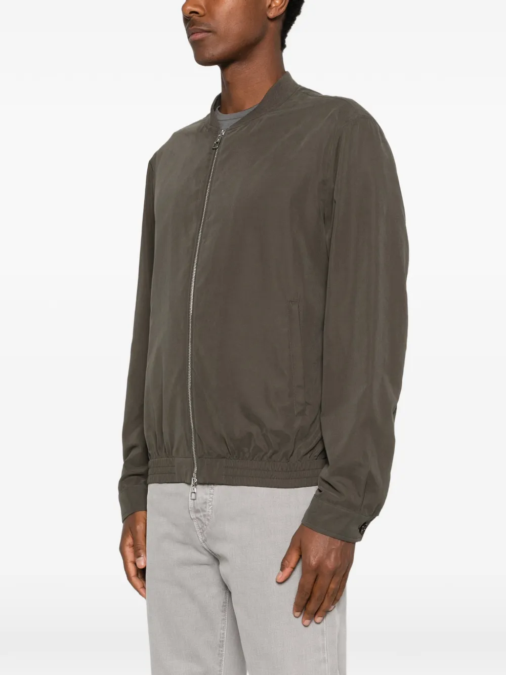  Montecore Bomber Con Zip - Verde 