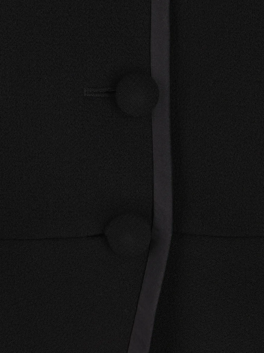 Valentino Garavani Bow-embellishment Button-fastening Wool Jacket - Black 