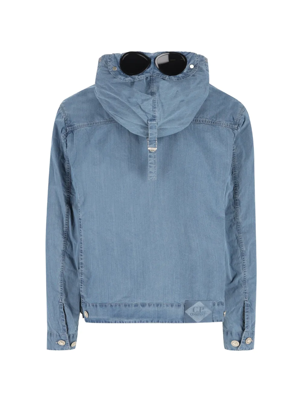 C.P. Company Jack met capuchon en Goggle-detail Blauw