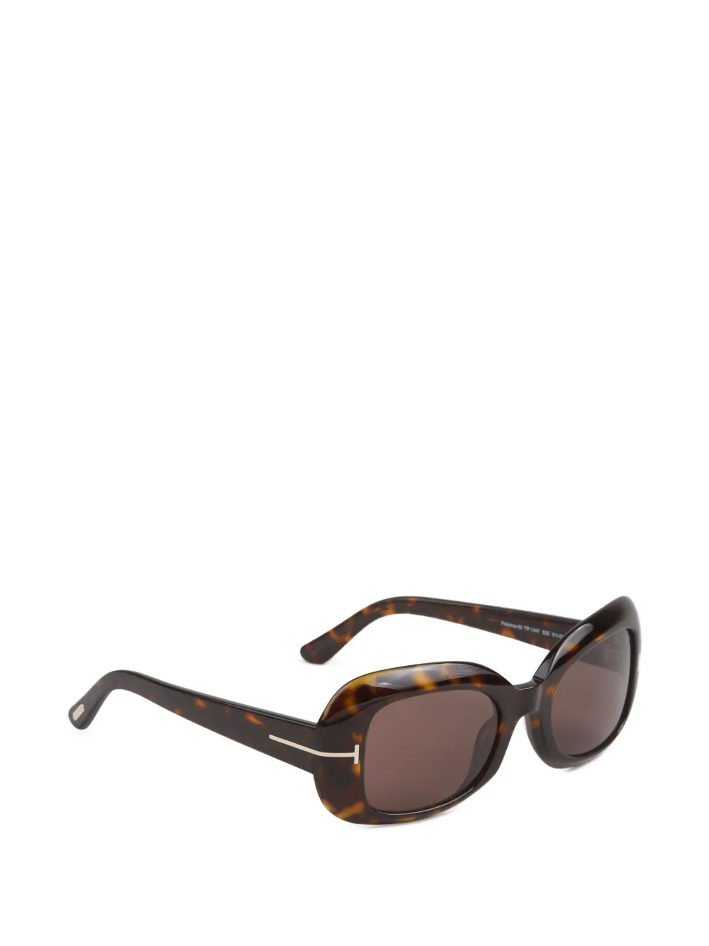  Tom Ford Oval-frame Sunglasses - Brown 