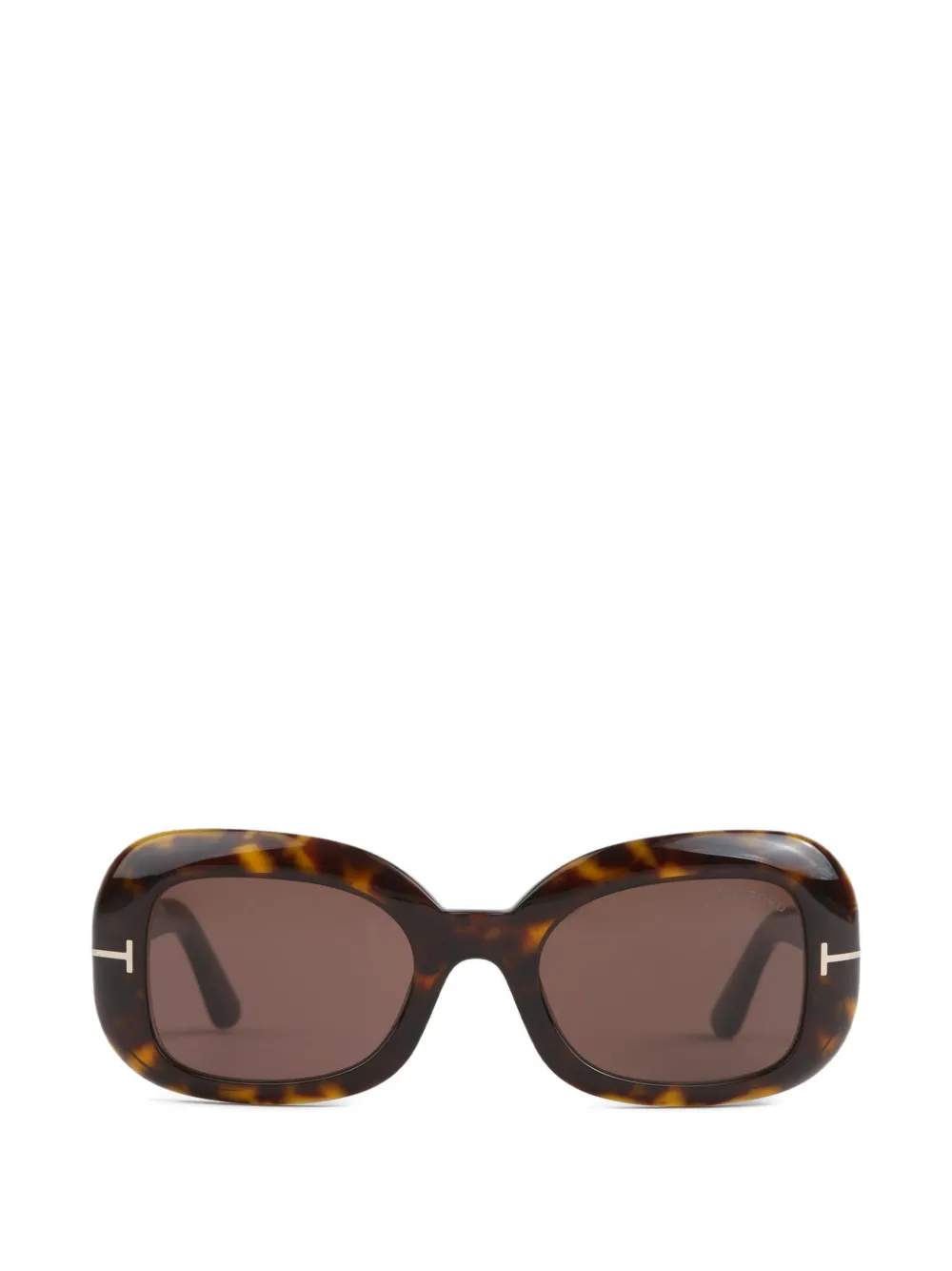TOM FORD oval-frame sunglasses - Braun