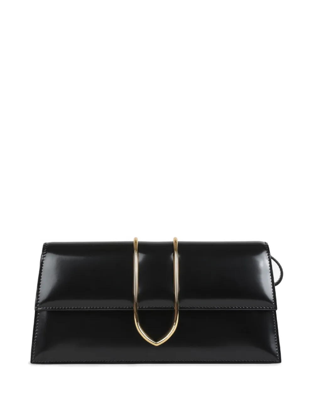Jacquemus metal flap shoulder bag - Nero