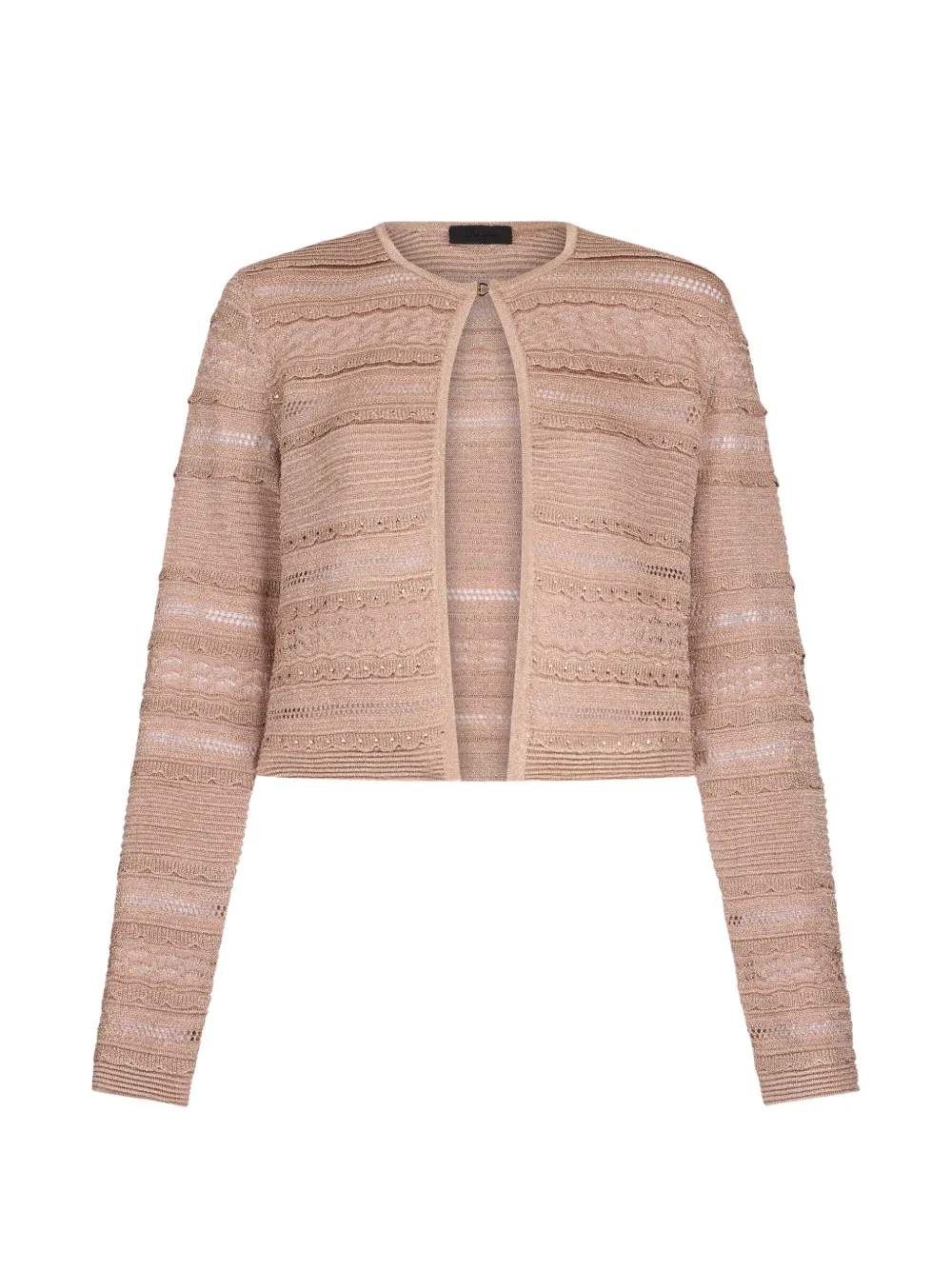 LIU JO openwork button cardigan - Rosa