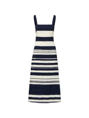 veronica beard petra linen dress Veronica Beard Petra Paisley Maxi Dress - Dovered Multi - 60% Off