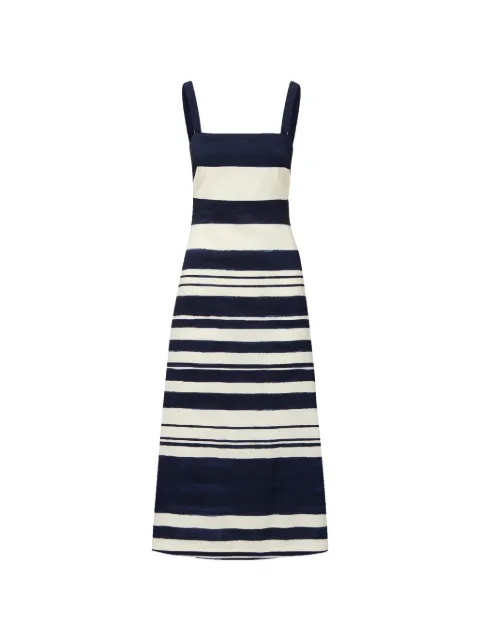 Veronica Beard vestido midi Ella a rayas