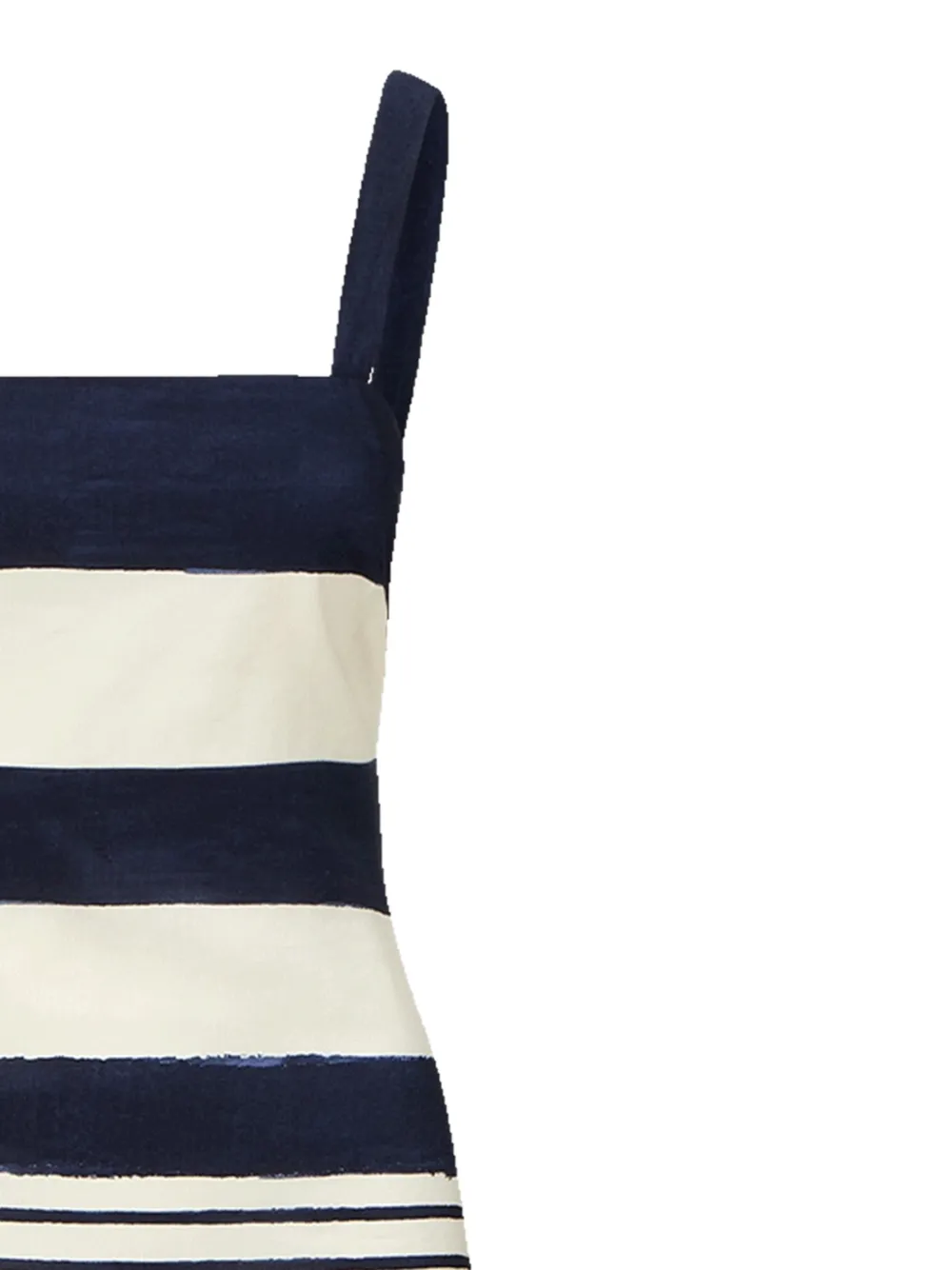  Veronica Beard Ella Striped Midi Dress - Blue 