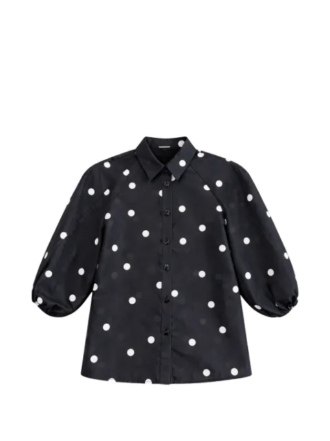 Alexis polka-dot buttoned shirt