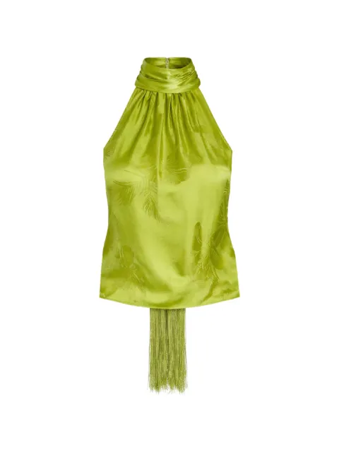 Retrofête Martana tassel halter blouse